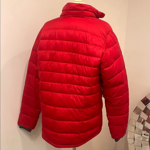 Columbia men’s Red Puffer Jacket like NEW - Picture 6 of 10